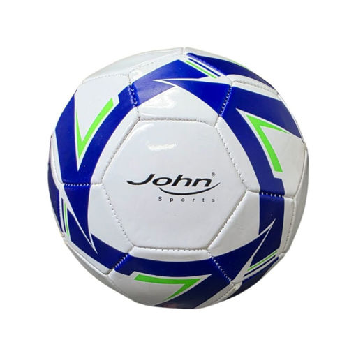 Picture of CLASSIC LEATHER FOOTBALL 22CM BLUE AND WHITE